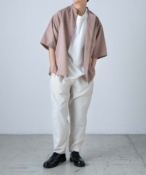 WEGO（ウィゴー）の「WEGO/リネンライクシェフパンツ（チノパンツ・メンズ・ブラック/ライトパープル/ピンク/ベージュ/ターコイズブルー/ダークオレンジ/ワイン・SMALL/LARGE/MEDIUM）」の19枚目の写真