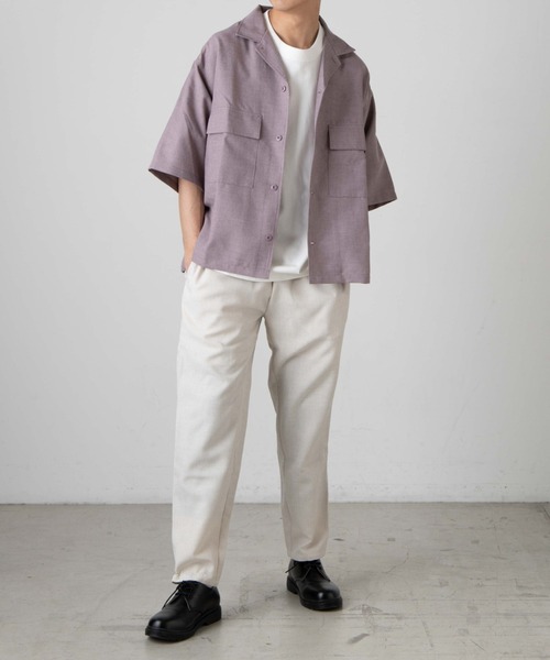 WEGO（ウィゴー）の「WEGO/リネンライクシェフパンツ（チノパンツ・メンズ・ブラック/ライトパープル/ピンク/ベージュ/ターコイズブルー/ダークオレンジ/ワイン・SMALL/LARGE/MEDIUM）」の22枚目の写真