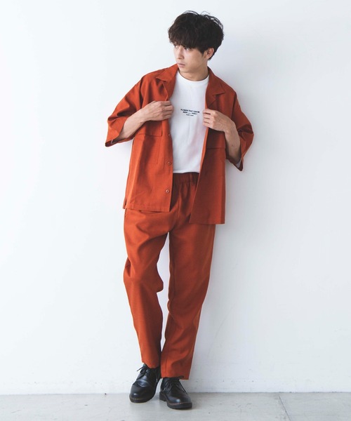 WEGO（ウィゴー）の「WEGO/リネンライクシェフパンツ（チノパンツ・メンズ・ブラック/ライトパープル/ピンク/ベージュ/ターコイズブルー/ダークオレンジ/ワイン・SMALL/LARGE/MEDIUM）」の15枚目の写真