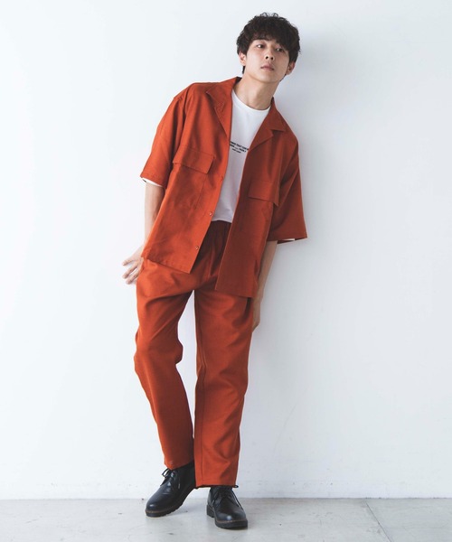 WEGO（ウィゴー）の「WEGO/リネンライクシェフパンツ（チノパンツ・メンズ・ブラック/ライトパープル/ピンク/ベージュ/ターコイズブルー/ダークオレンジ/ワイン・SMALL/LARGE/MEDIUM）」の16枚目の写真