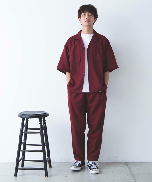 WEGO（ウィゴー）の「WEGO/リネンライクシェフパンツ（チノパンツ・メンズ・ブラック/ライトパープル/ピンク/ベージュ/ターコイズブルー/ダークオレンジ/ワイン・SMALL/LARGE/MEDIUM）」の11枚目の写真