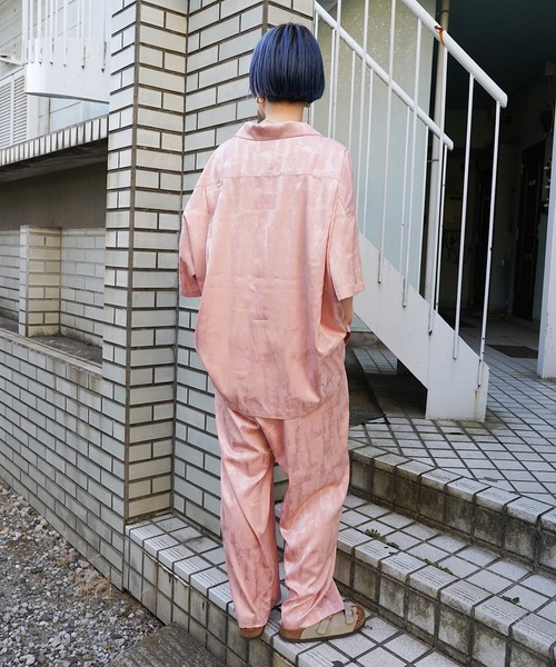 nimiru(ニミル)の「【セットアップ対応】ゆるてろシャツ(シャツ/ブラウス・レディース・グリーン/ブラック/ピンク・FREE)」の17枚目の写真