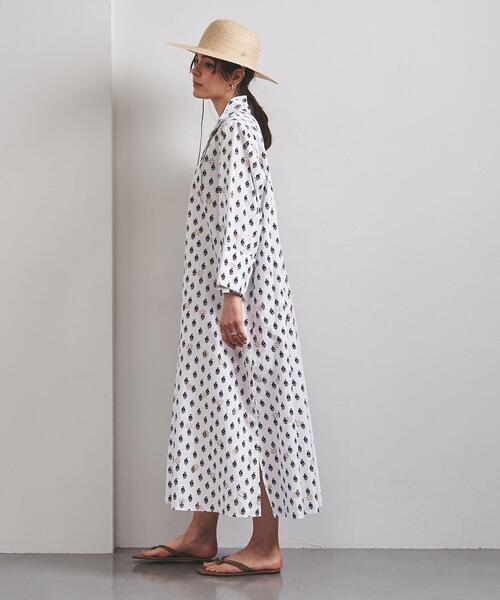Mala KALANCHOE　新品　ブロックプリントワンピース　ベイクルーズ購入 Mala KALANCHOE 新品 ブロックプリントワンピース ベイクルーズ