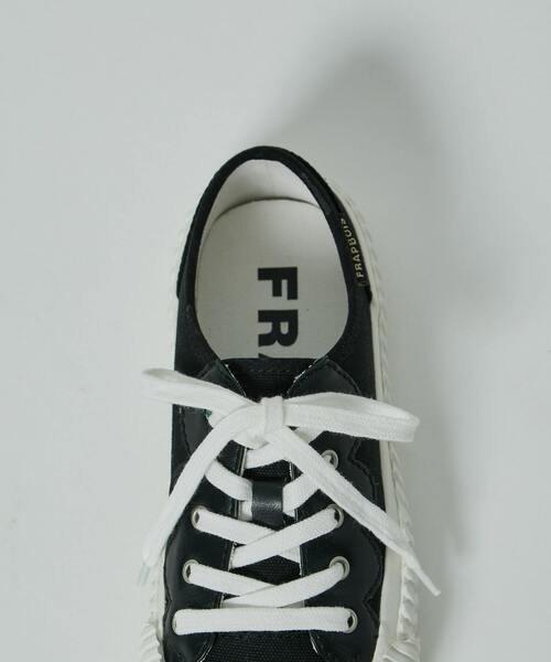 FRAPBOIS(フラボア)の「クラップバンパー(スニーカー・レディース・ホワイト/ブラック・0/1/2/3)」の16枚目の写真