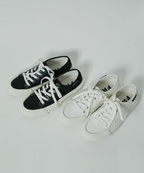 FRAPBOIS(フラボア)の「クラップバンパー(スニーカー・レディース・ホワイト/ブラック・0/1/2/3)」の18枚目の写真