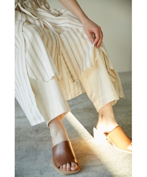 BLACK BY MOUSSY(ブラックバイマウジー)の「stripe apron shirt dress(ストライプエプロンシャツドレス)(シャツワンピース・レディース・ホワイト系その他・FREE)」の5枚目の写真