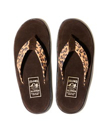 アイランドスリッパ　サイズ8 26cm レオパード　レオパルド ISLAND SLIPPER(アイランドスリッパ) レオパード柄スウェード