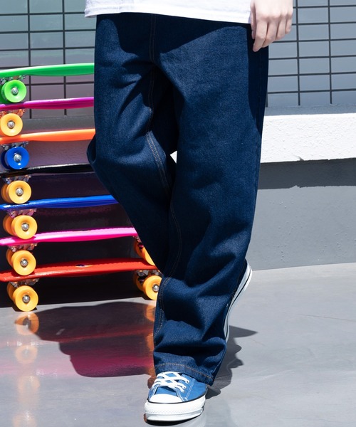 ８(eight)（エイト）の「ハイライズデニムパンツ（デニムパンツ・メンズ・ブラック/インディゴブルー/ワンウォッシュ/キナリ・SMALL/MEDIUM/LARGE）」の4枚目の写真