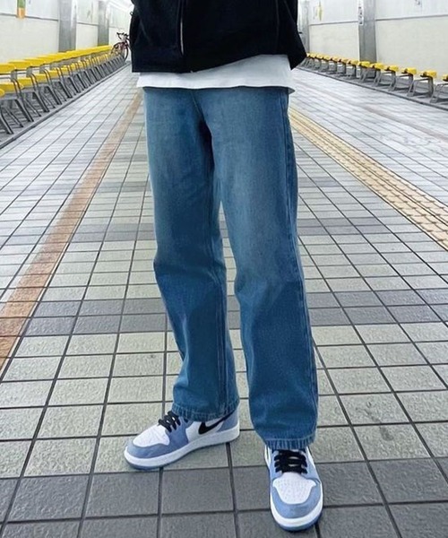 ８(eight)（エイト）の「ハイライズデニムパンツ（デニムパンツ・メンズ・ブラック/インディゴブルー/ワンウォッシュ/キナリ・SMALL/MEDIUM/LARGE）」の3枚目の写真