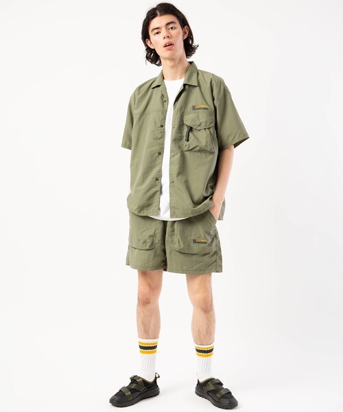 MANASTASH（マナスタッシュ）の「MANASTASH/マナスタッシュ RIVER SHIRT/リバーシャツ（シャツ/ブラウス・メンズ・ブラック/キャメル/その他9・MEDIUM/LARGE/X-LARGE）」の12枚目の写真
