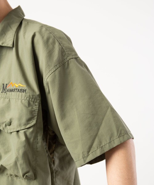 MANASTASH（マナスタッシュ）の「MANASTASH/マナスタッシュ RIVER SHIRT/リバーシャツ（シャツ/ブラウス・メンズ・ブラック/キャメル/その他9・MEDIUM/LARGE/X-LARGE）」の6枚目の写真