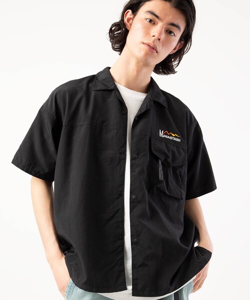 MANASTASH（マナスタッシュ）の「MANASTASH/マナスタッシュ RIVER SHIRT/リバーシャツ（シャツ/ブラウス・メンズ・ブラック/キャメル/その他9・MEDIUM/LARGE/X-LARGE）」の5枚目の写真