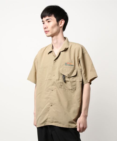 MANASTASH（マナスタッシュ）の「MANASTASH/マナスタッシュ RIVER SHIRT/リバーシャツ（シャツ/ブラウス・メンズ・ブラック/キャメル/その他9・MEDIUM/LARGE/X-LARGE）」の20枚目の写真