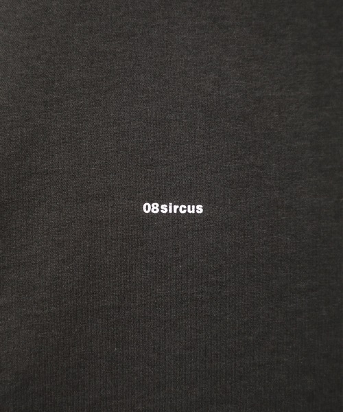 08sircus（ゼロエイトサーカス）の「【08sircus】Compact jersey logo print tee（Tシャツ/カットソー・メンズ・ライトグレー/ブラック・5/4）」の18枚目の写真