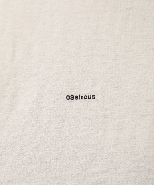 08sircus（ゼロエイトサーカス）の「【08sircus】Compact jersey logo print tee（Tシャツ/カットソー・メンズ・ライトグレー/ブラック・5/4）」の17枚目の写真