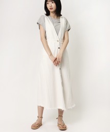 ALLUMER | 【 Allumer / アリュメール 】 10oz Denim Jumper Skirt  8270407 BUT(ジャンパースカート)