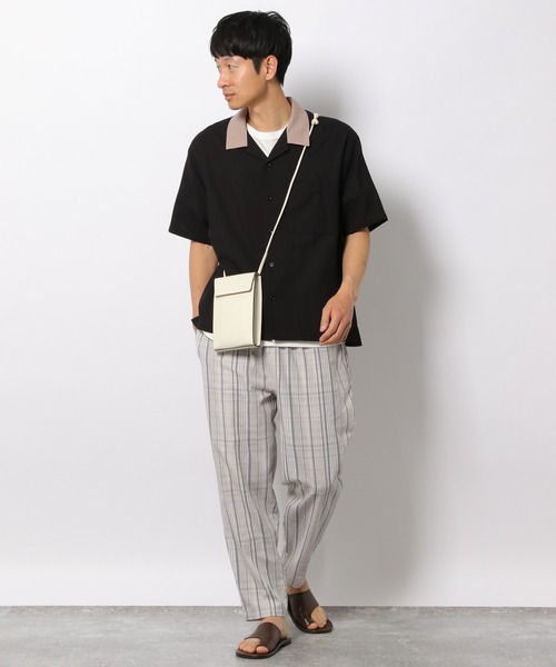 LAKOLE（ラコレ）の「フェイクレザーミニサコッシュバッグ / 945458（ショルダーバッグ・メンズ・ホワイト/ブラック/その他9・FREE）」の18枚目の写真