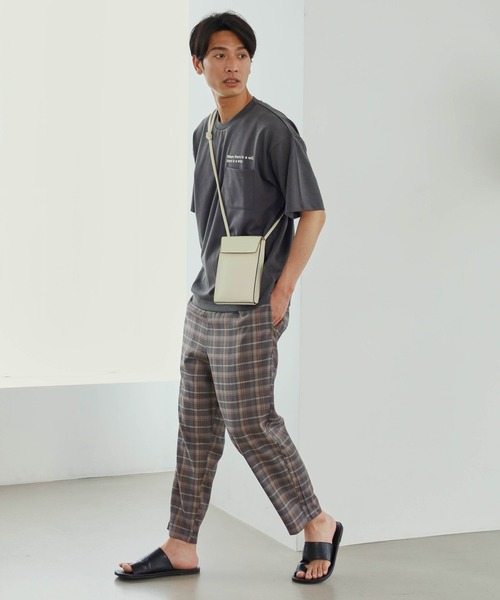 LAKOLE（ラコレ）の「フェイクレザーミニサコッシュバッグ / 945458（ショルダーバッグ・メンズ・ホワイト/ブラック/その他9・FREE）」の22枚目の写真