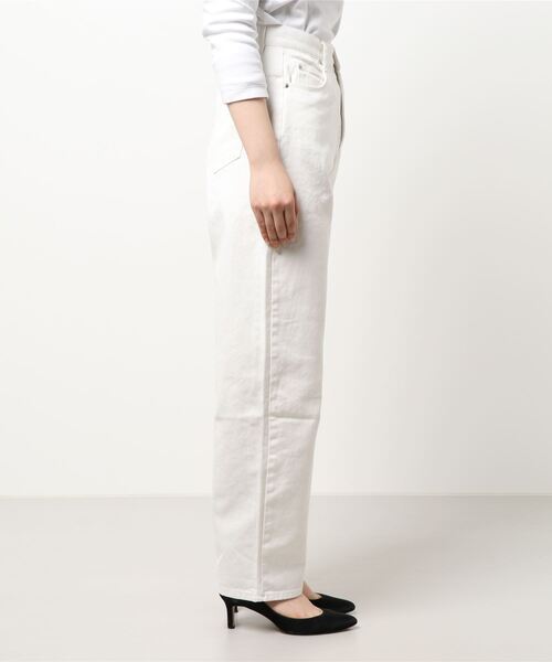 179/WG（イチナナキュウダブルジー）の「デニムハイライズテーパードパンツ（デニムパンツ・レディース・オフホワイト/その他1/その他2・MEDIUM）」の6枚目の写真