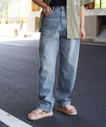 179/WG | デニムハイライズテーパードパンツ(デニムパンツ)