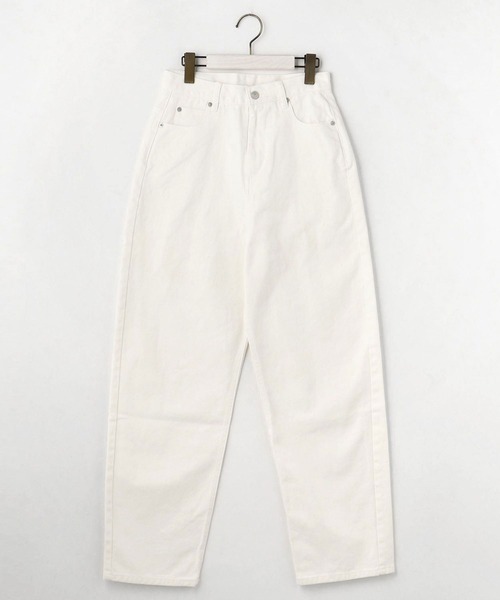 179/WG（イチナナキュウダブルジー）の「デニムハイライズテーパードパンツ（デニムパンツ・レディース・オフホワイト/その他1/その他2・MEDIUM）」の9枚目の写真