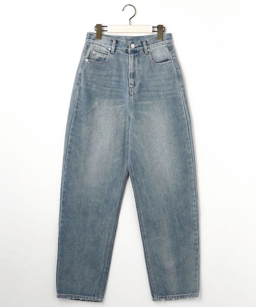 179/WG（イチナナキュウダブルジー）の「デニムハイライズテーパードパンツ（デニムパンツ・レディース・オフホワイト/その他1/その他2・MEDIUM）」の21枚目の写真