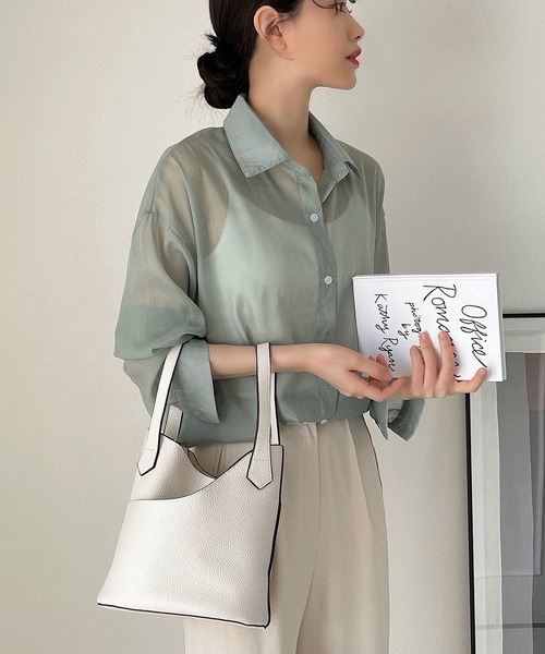 etade（エタード）の「2way バケットバッグ etda3（ショルダーバッグ・レディース・ホワイト/ブラック/ブラウン/グレイッシュベージュ・FREE）」の7枚目の写真