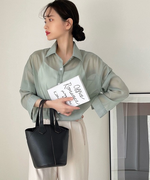 etade（エタード）の「2way バケットバッグ etda3（ショルダーバッグ・レディース・ホワイト/ブラック/ブラウン/グレイッシュベージュ・FREE）」の15枚目の写真