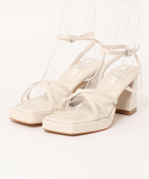 chuclla（チュクラ）の「Platform strap chunky-heel sandals chs147（サンダル・レディース・キャメル/ブラック/ホワイト/ブルーグリーン・39/37/38/40/36）」の13枚目の写真