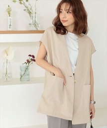 DONOBAN | リネンタッチオーバージレ(ベスト)