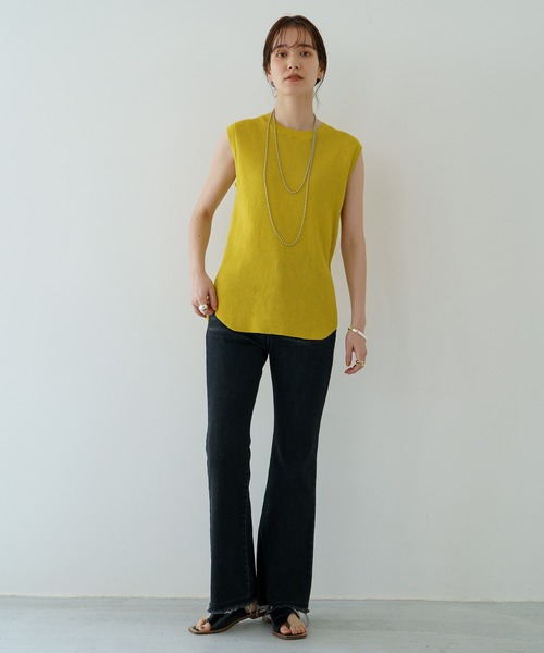 LOUNGEDRESS(ラウンジドレス)の「デニムパンツ(デニムパンツ・レディース・ブラック/モカ・SMALL/MEDIUM)」の4枚目の写真