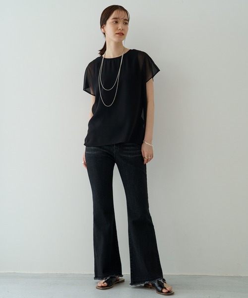 LOUNGEDRESS(ラウンジドレス)の「デニムパンツ(デニムパンツ・レディース・ブラック/モカ・SMALL/MEDIUM)」の9枚目の写真