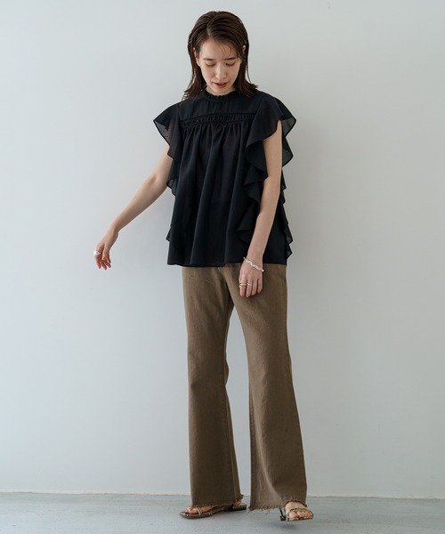 LOUNGEDRESS(ラウンジドレス)の「デニムパンツ(デニムパンツ・レディース・ブラック/モカ・SMALL/MEDIUM)」の21枚目の写真