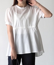 Riberry | ウエスト切替半袖チュニック(チュニック)