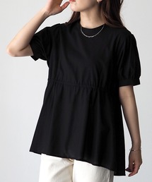 Riberry | ウエスト切替半袖チュニック(チュニック)