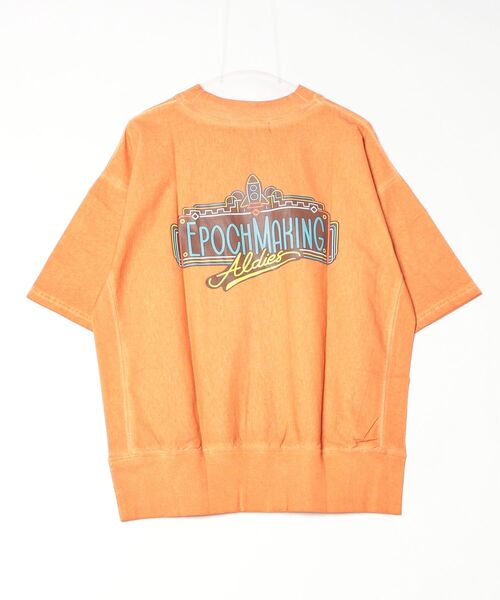ALDIES(アールディーズ)の「Epoch Big Cut / エポックビッグカット(Tシャツ/カットソー・メンズ・グリーン/オレンジ/オフホワイト/ブラック・FREE)」の8枚目の写真