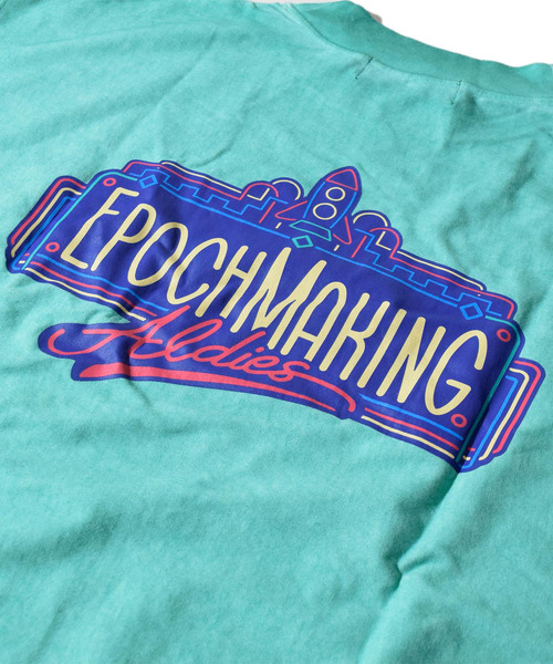 ALDIES(アールディーズ)の「Epoch Big Cut / エポックビッグカット(Tシャツ/カットソー・メンズ・グリーン/オレンジ/オフホワイト/ブラック・FREE)」の19枚目の写真