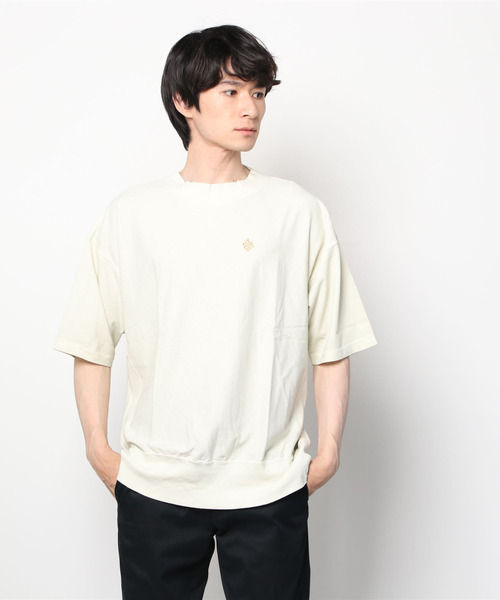 ALDIES(アールディーズ)の「Epoch Big Cut / エポックビッグカット(Tシャツ/カットソー・メンズ・グリーン/オレンジ/オフホワイト/ブラック・FREE)」の14枚目の写真