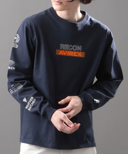 AVIREX（アヴィレックス）の「【AVIREX FLYER’S】ロングスリーブ Tシャツ リーコン / LS T-SHIRT RECON AF / アヴィレックス / AVIREX（Tシャツ/カットソー・メンズ・ブラック/ネイビー/オフホワイト/オレンジ・MEDIUM/LARGE/X-LARGE/XX-LARGE）」の6枚目の写真