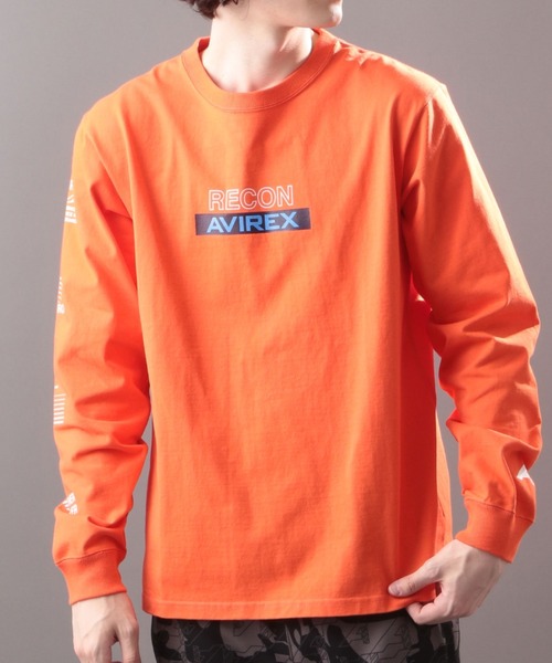 AVIREX（アヴィレックス）の「【AVIREX FLYER’S】ロングスリーブ Tシャツ リーコン / LS T-SHIRT RECON AF / アヴィレックス / AVIREX（Tシャツ/カットソー・メンズ・ブラック/ネイビー/オフホワイト/オレンジ・MEDIUM/LARGE/X-LARGE/XX-LARGE）」の7枚目の写真