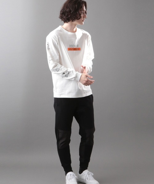 AVIREX（アヴィレックス）の「【AVIREX FLYER’S】ロングスリーブ Tシャツ リーコン / LS T-SHIRT RECON AF / アヴィレックス / AVIREX（Tシャツ/カットソー・メンズ・ブラック/ネイビー/オフホワイト/オレンジ・MEDIUM/LARGE/X-LARGE/XX-LARGE）」の8枚目の写真