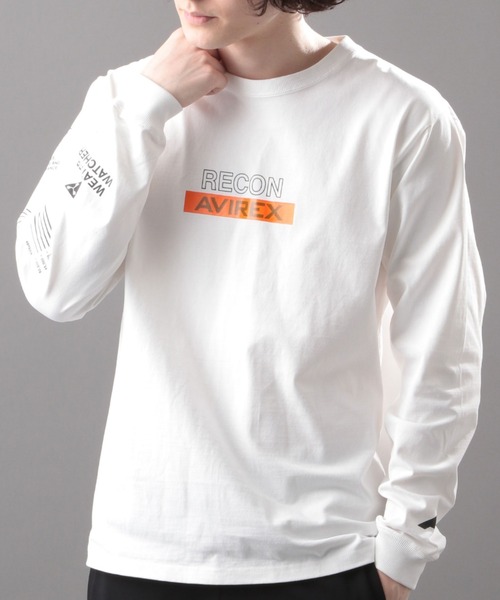AVIREX（アヴィレックス）の「【AVIREX FLYER’S】ロングスリーブ Tシャツ リーコン / LS T-SHIRT RECON AF / アヴィレックス / AVIREX（Tシャツ/カットソー・メンズ・ブラック/ネイビー/オフホワイト/オレンジ・MEDIUM/LARGE/X-LARGE/XX-LARGE）」の9枚目の写真