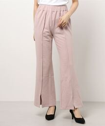 PANT/ROIAL(ロイアル)スリット入りフロントタックロングパンツ