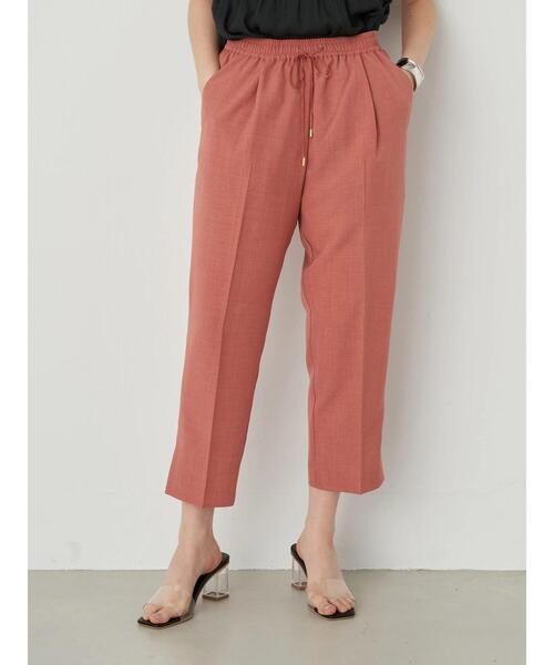 YECCA VECCA(イェッカヴェッカ)の「・サラサライージースリットパンツ*(その他パンツ・レディース・チャコールグレー/ピンク/イエロー/グリーン・S/M)」の6枚目の写真