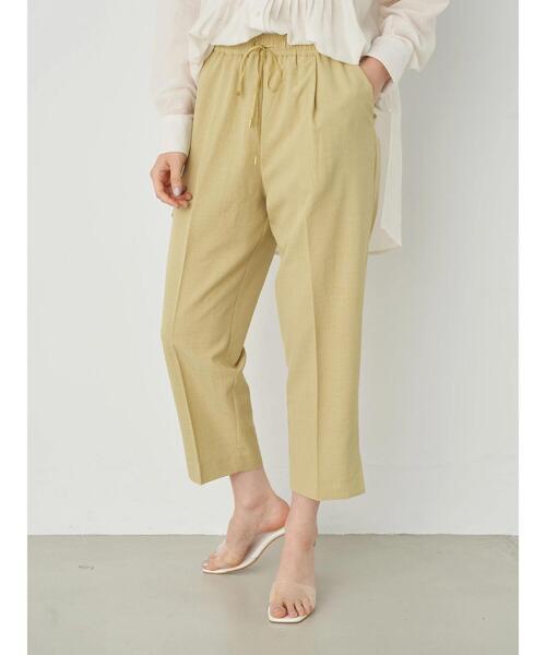 YECCA VECCA(イェッカヴェッカ)の「・サラサライージースリットパンツ*(その他パンツ・レディース・チャコールグレー/ピンク/イエロー/グリーン・S/M)」の14枚目の写真