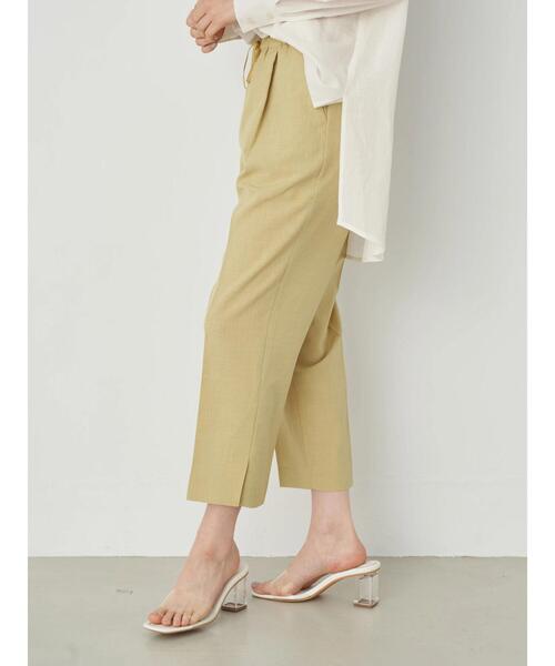 YECCA VECCA(イェッカヴェッカ)の「・サラサライージースリットパンツ*(その他パンツ・レディース・チャコールグレー/ピンク/イエロー/グリーン・S/M)」の15枚目の写真