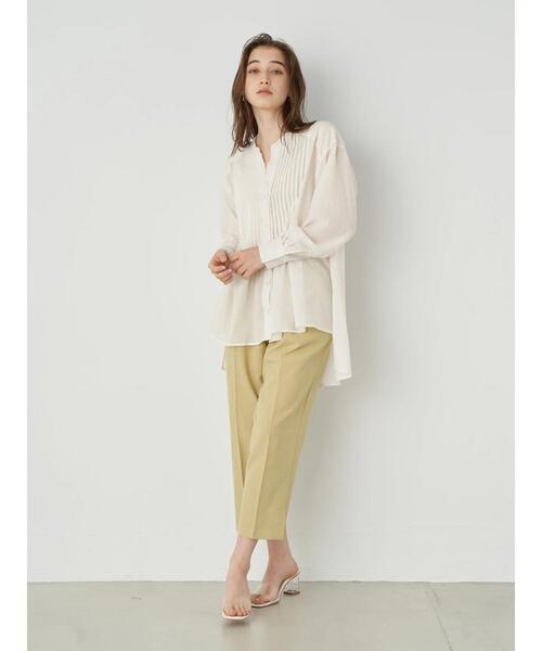 YECCA VECCA(イェッカヴェッカ)の「・サラサライージースリットパンツ*(その他パンツ・レディース・チャコールグレー/ピンク/イエロー/グリーン・S/M)」の16枚目の写真