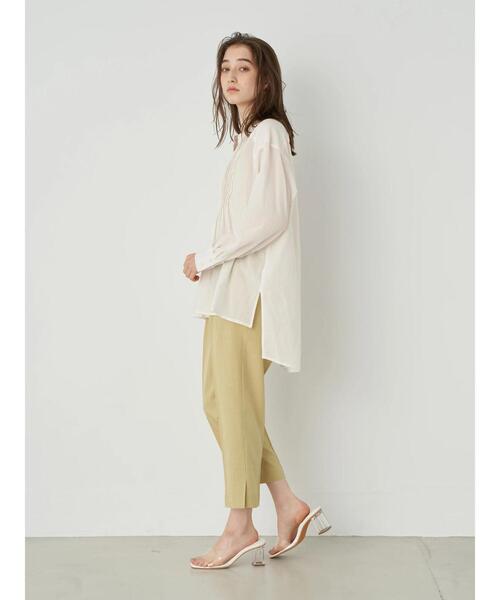 YECCA VECCA(イェッカヴェッカ)の「・サラサライージースリットパンツ*(その他パンツ・レディース・チャコールグレー/ピンク/イエロー/グリーン・S/M)」の18枚目の写真