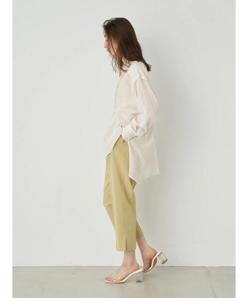 YECCA VECCA(イェッカヴェッカ)の「・サラサライージースリットパンツ*(その他パンツ・レディース・チャコールグレー/ピンク/イエロー/グリーン・S/M)」の19枚目の写真