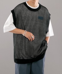 メッシュニットベスト